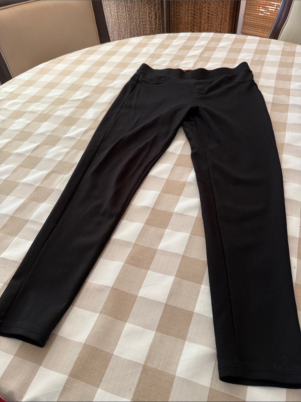Women's Black Skinny Ponte Pants - Sleek Everyday Stretchi